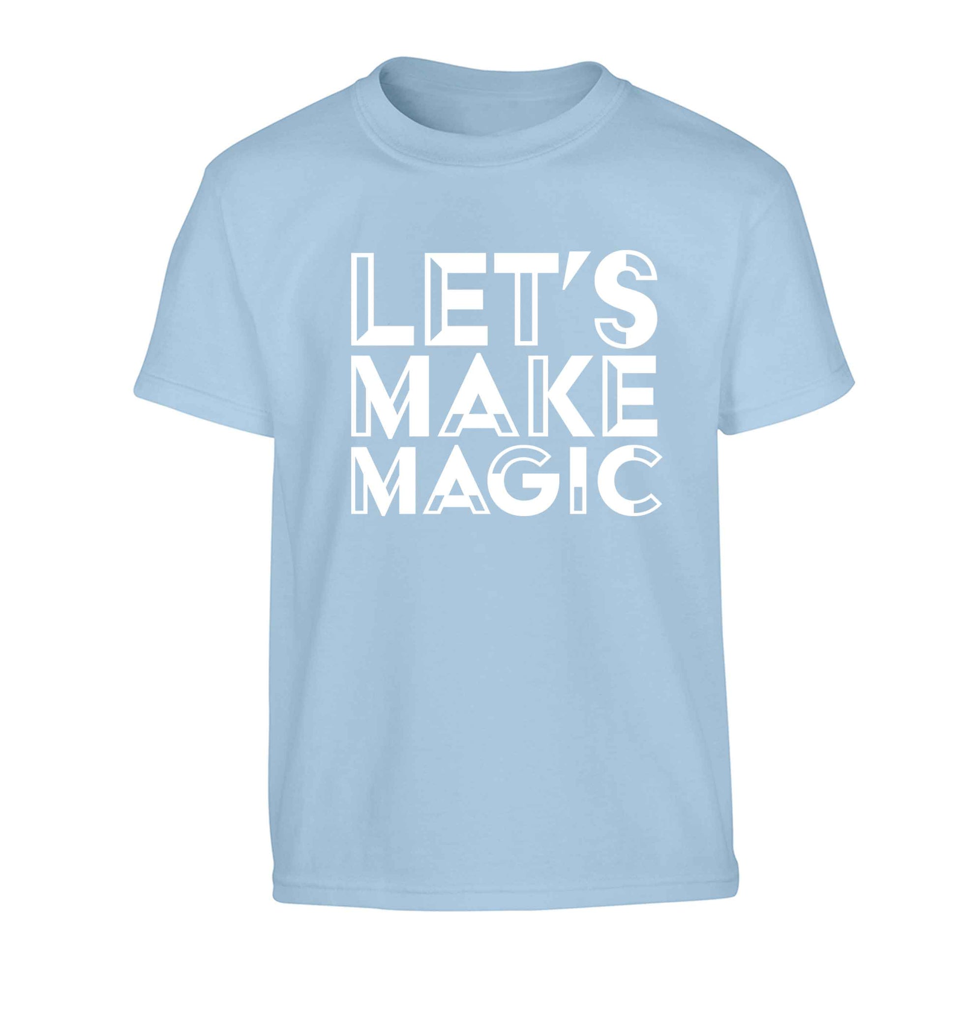 Let's make magic Children's light blue Tshirt 12-13 Years