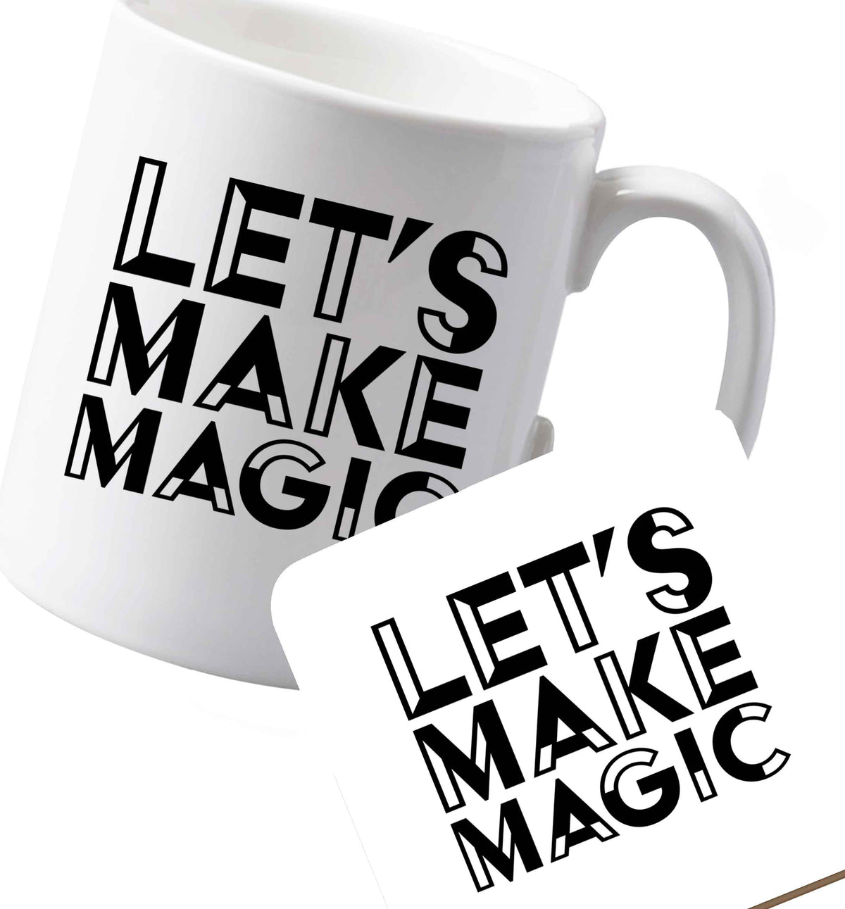 10 oz Ceramic mug and coaster Favourite Type Pan Pancake both sides