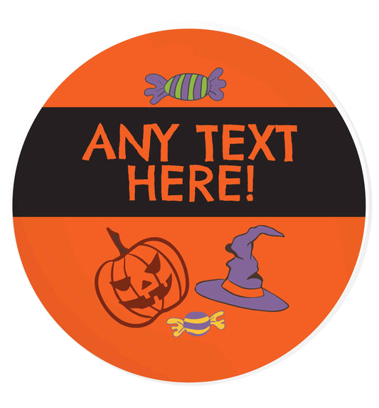 Any text here - personalised halloween | Magnet