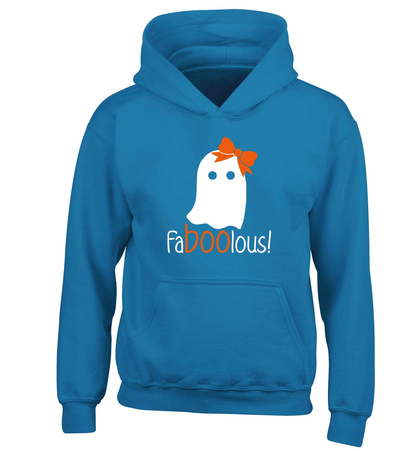 Faboolous ghost children's blue hoodie 12-13 Years
