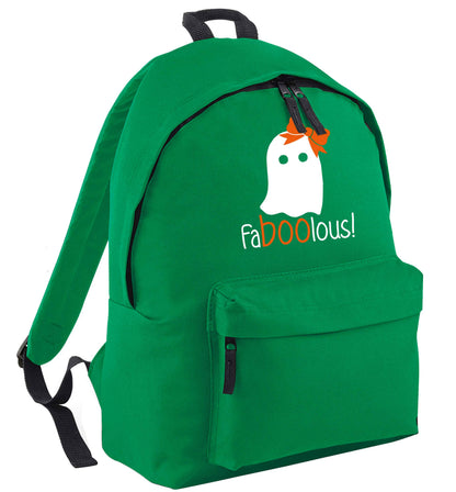 Faboolous ghost green adults backpack