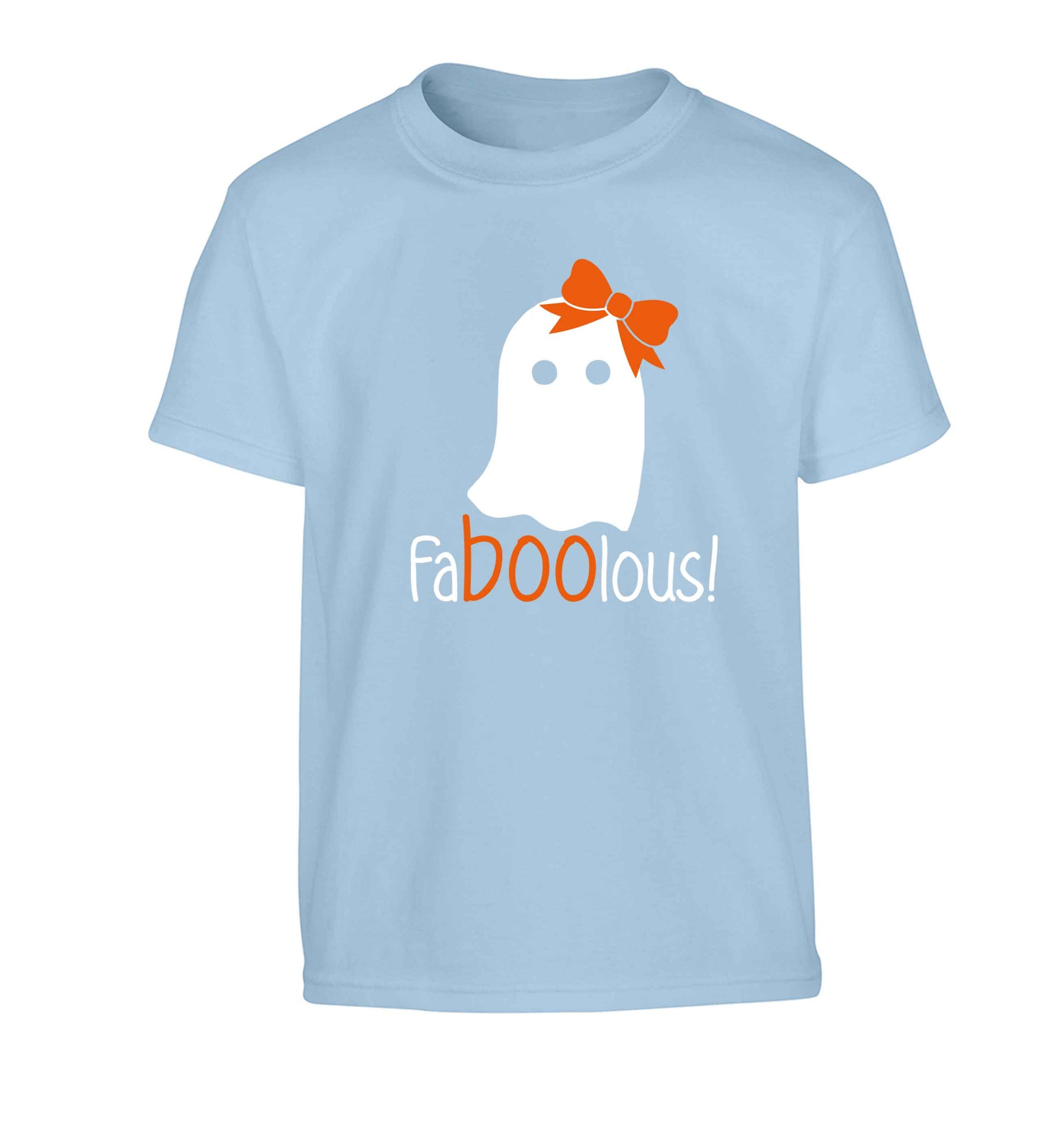 Faboolous ghost Children's light blue Tshirt 12-13 Years