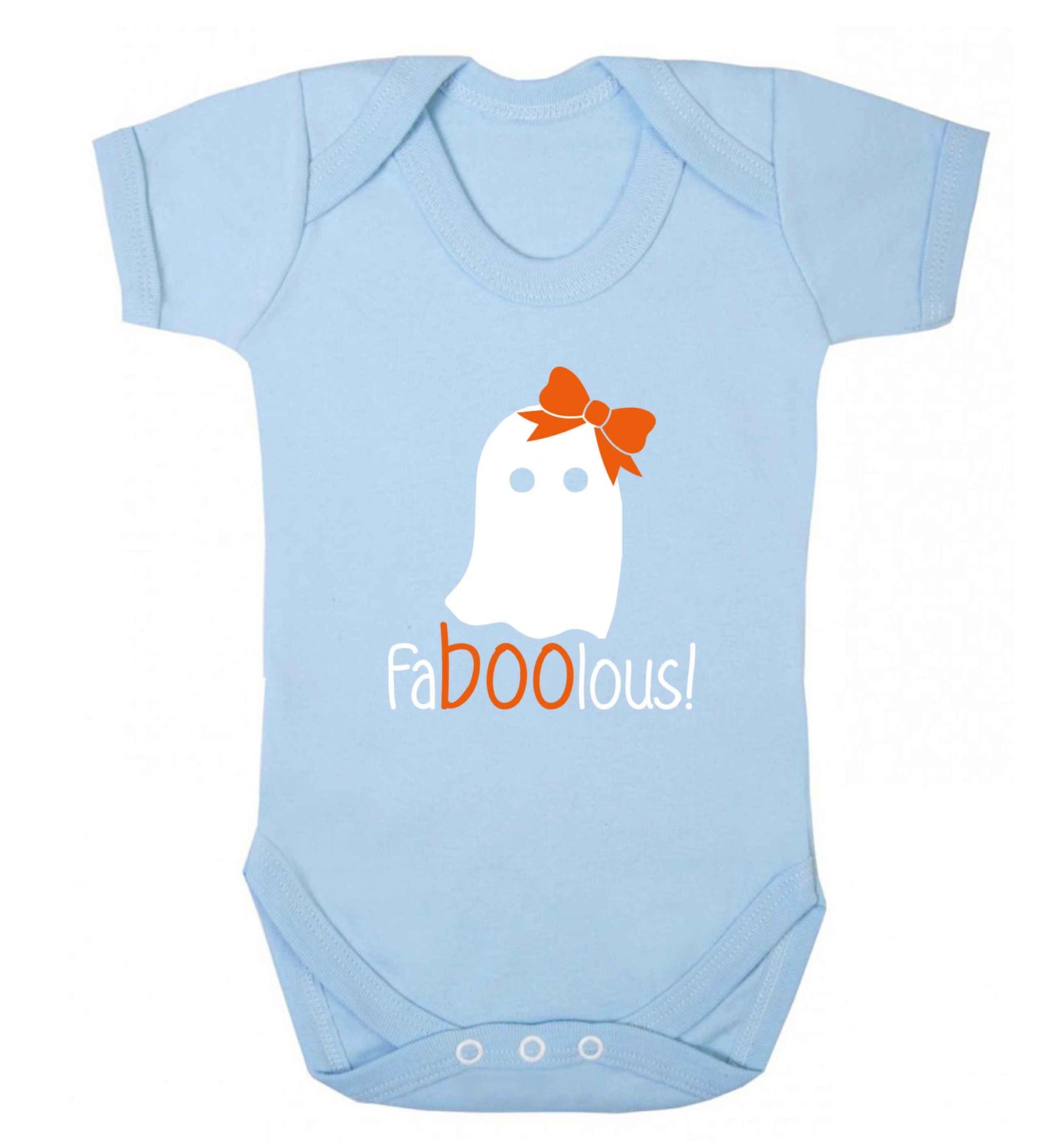 Faboolous ghost baby vest pale blue 18-24 months
