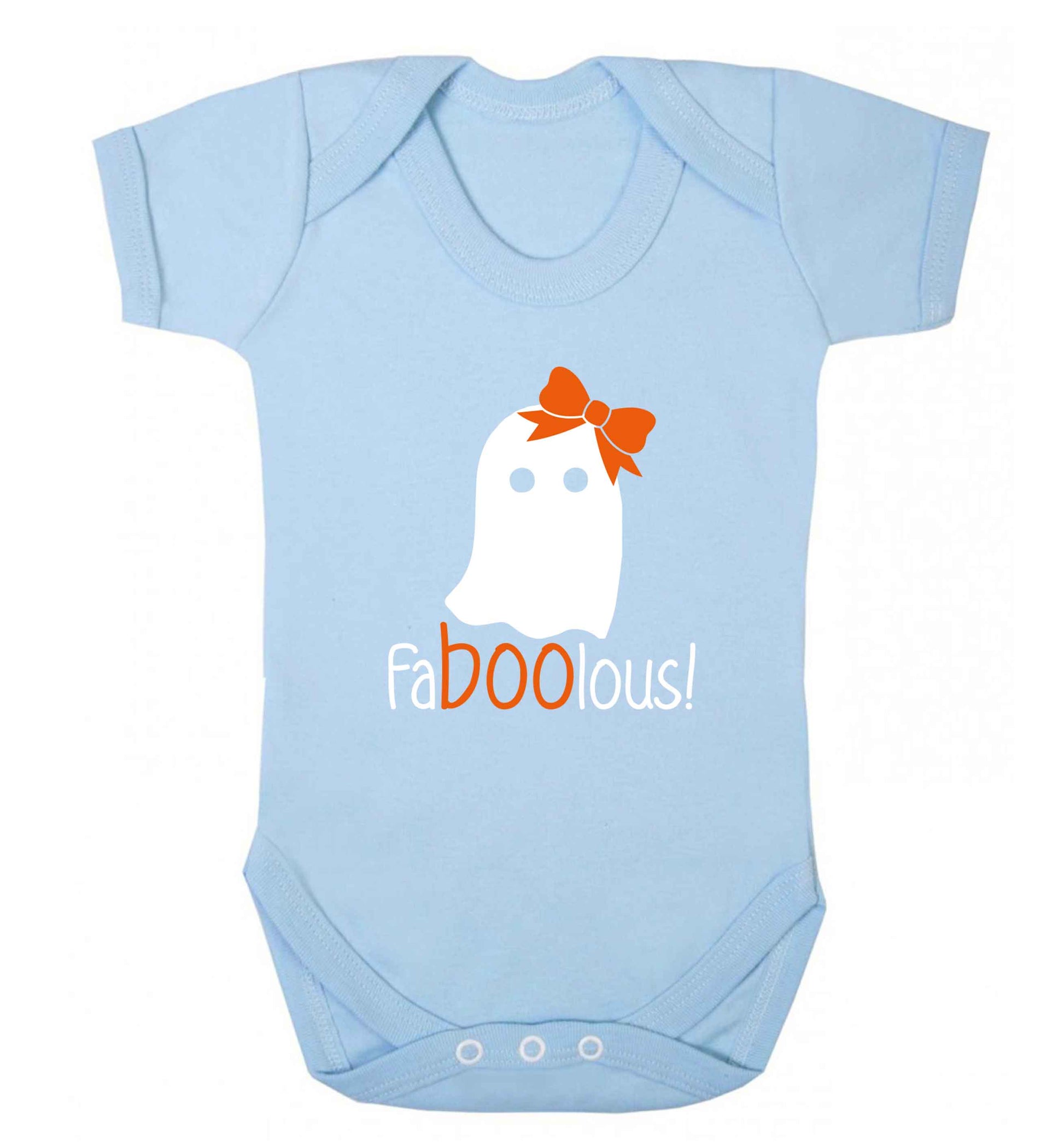 Faboolous ghost baby vest pale blue 18-24 months