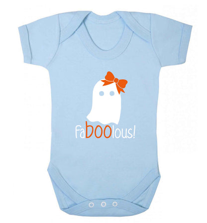 Faboolous ghost baby vest pale blue 18-24 months