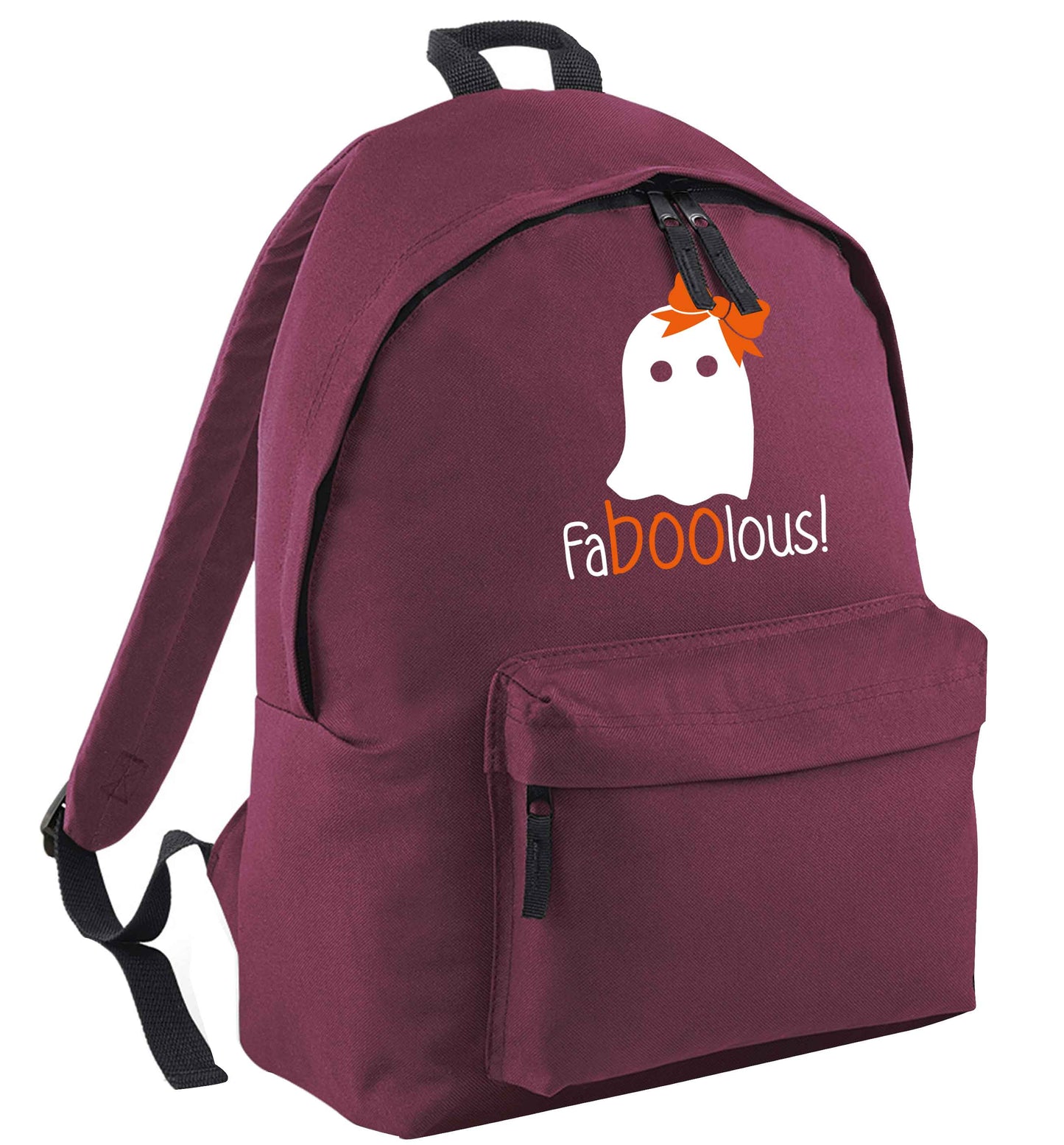 Faboolous ghost maroon adults backpack