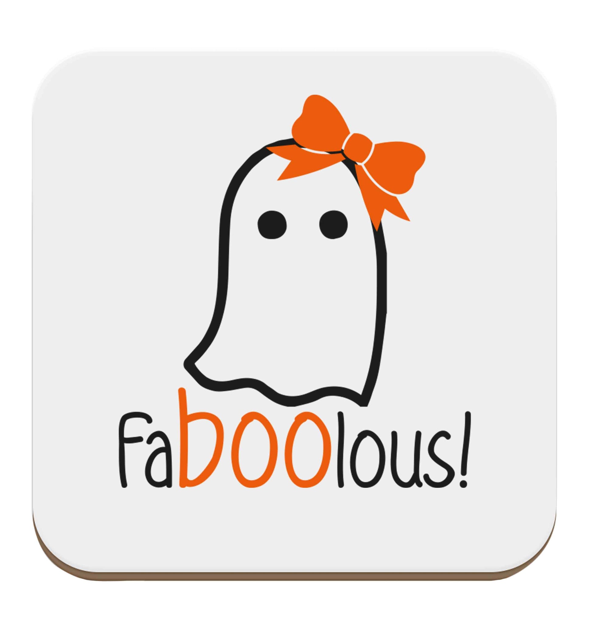 Faboolous ghost set of four coasters