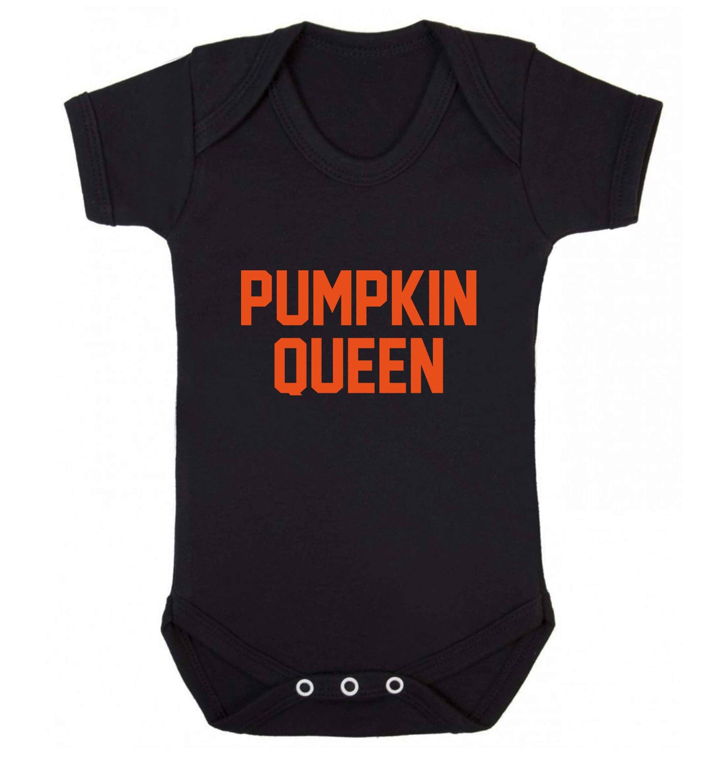 Pumpkin Queen baby vest black 18-24 months