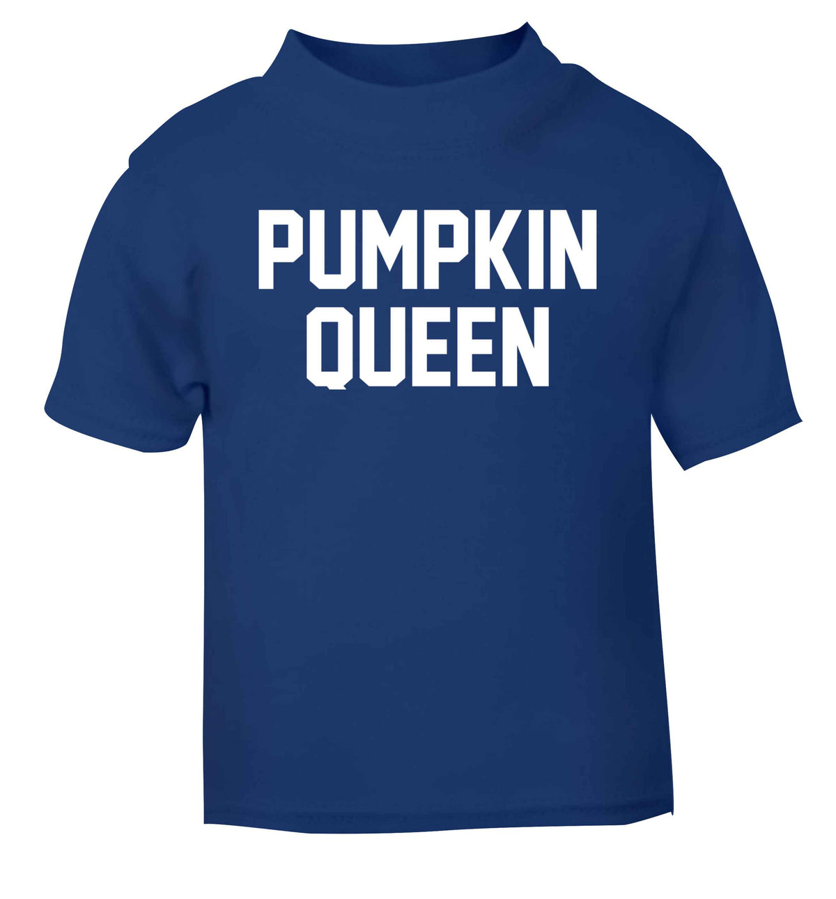 Pumpkin Queen blue baby toddler Tshirt 2 Years