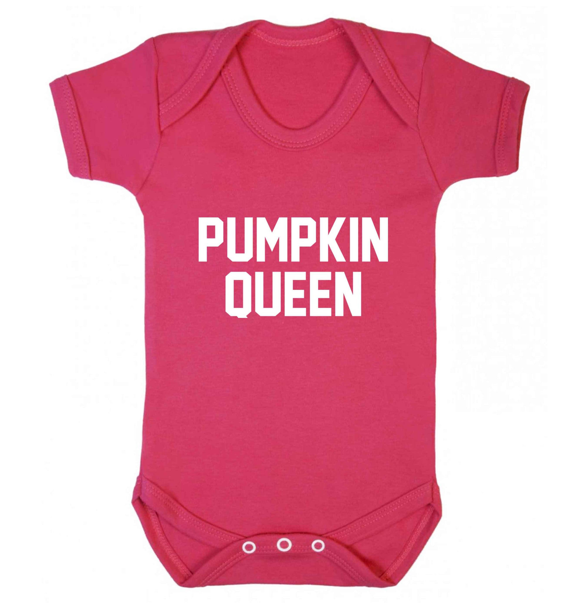 Pumpkin Queen baby vest dark pink 18-24 months