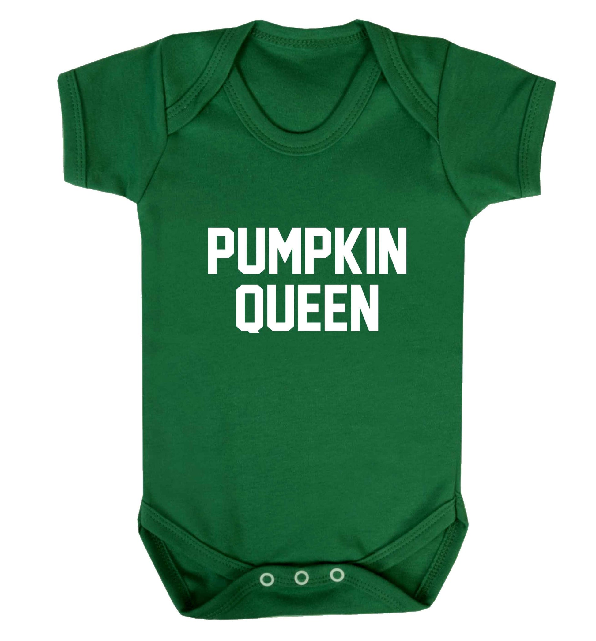 Pumpkin Queen baby vest green 18-24 months