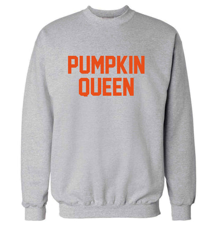 Pumpkin Queen adult's unisex grey sweater 2XL