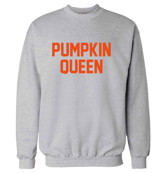 Pumpkin Queen adult's unisex grey sweater 2XL