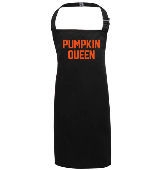 Pumpkin Queen black apron 7-10 years