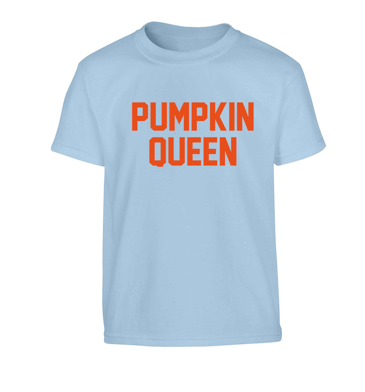 Pumpkin Queen Children's light blue Tshirt 12-13 Years