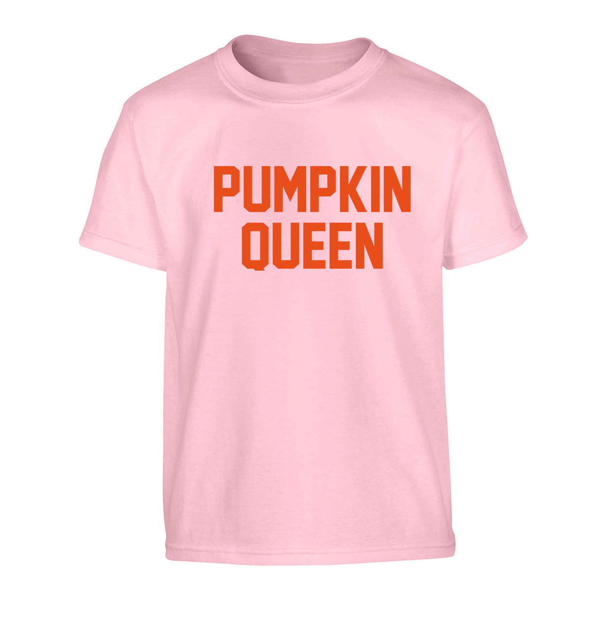 Pumpkin Queen Children's light pink Tshirt 12-13 Years