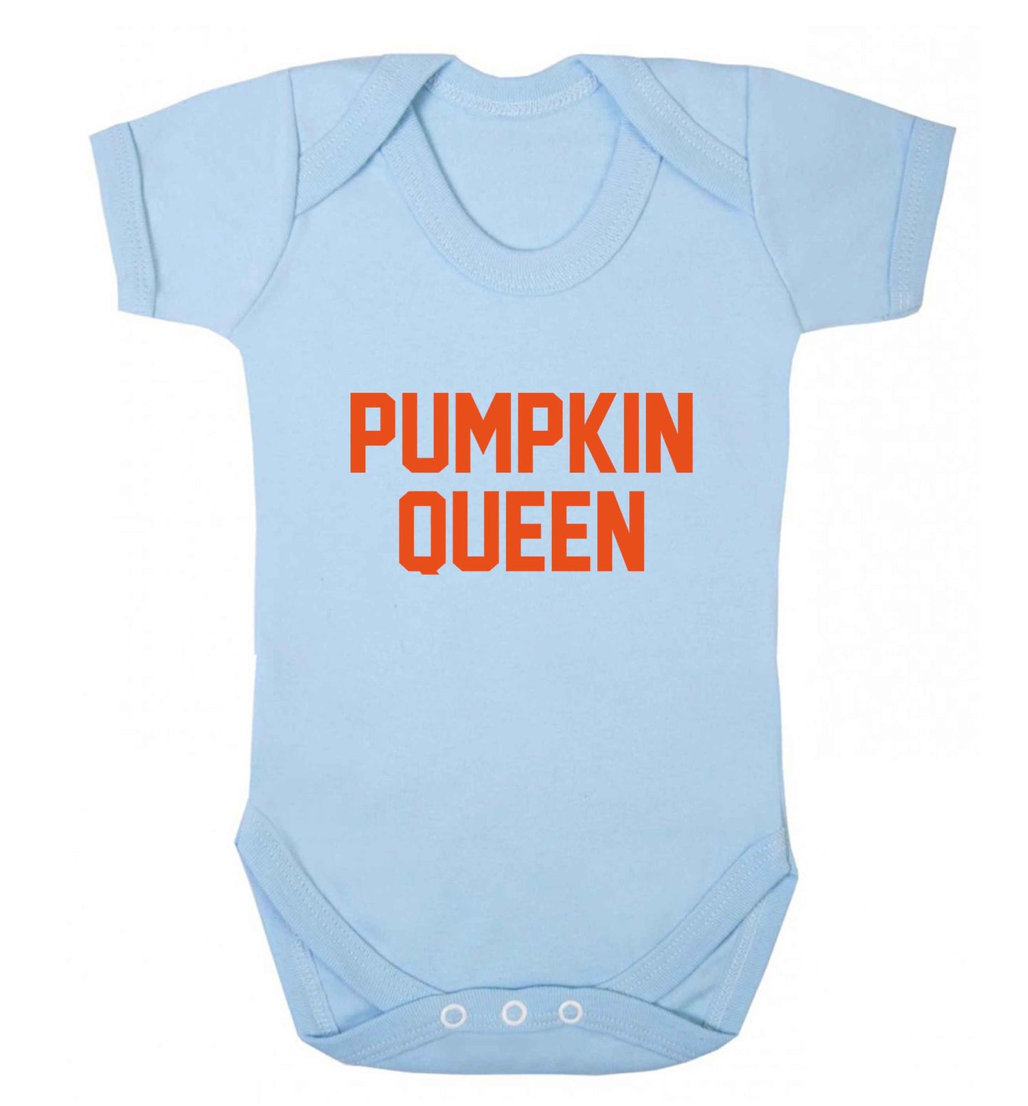 Pumpkin Queen baby vest pale blue 18-24 months