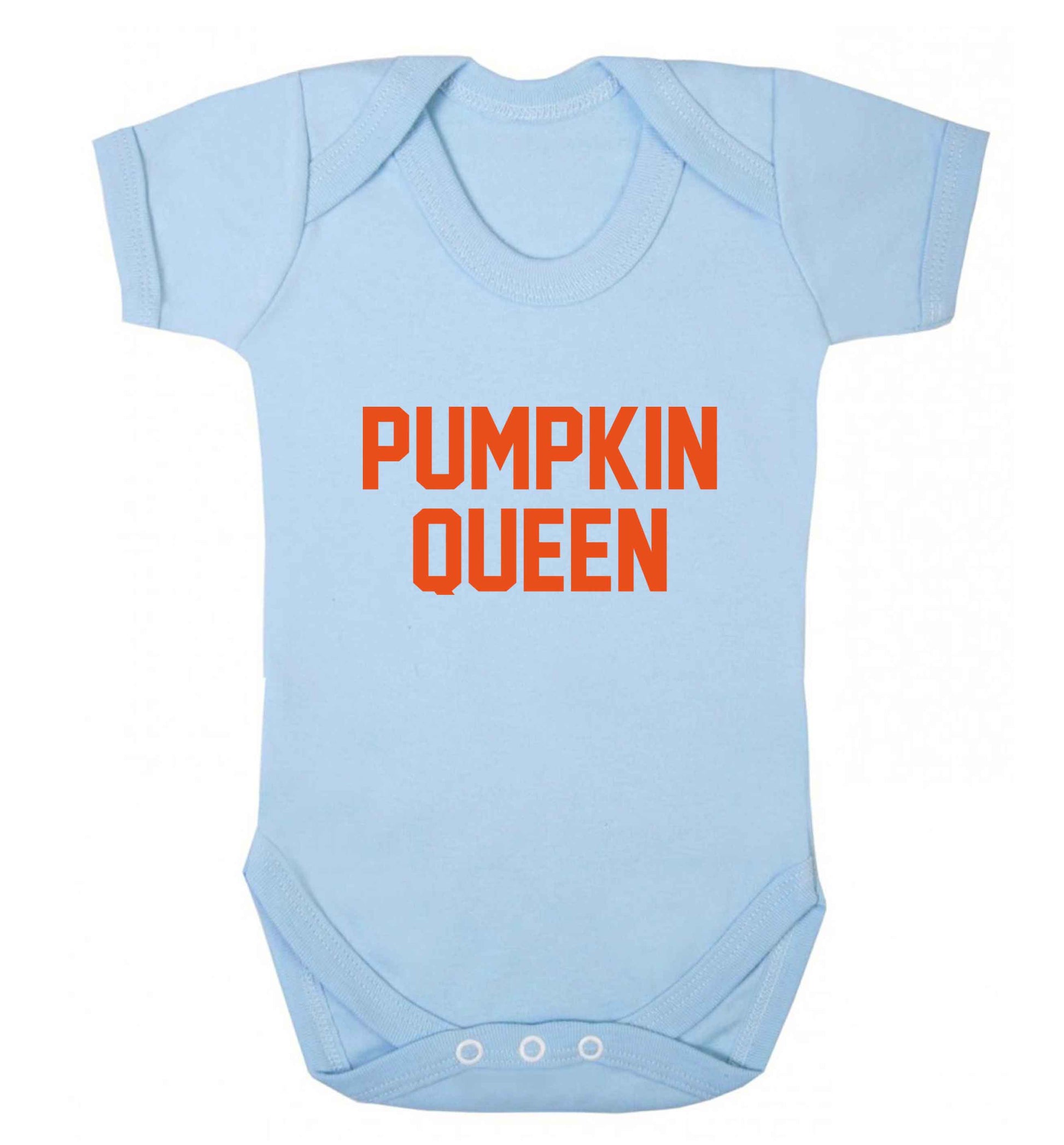 Pumpkin Queen baby vest pale blue 18-24 months