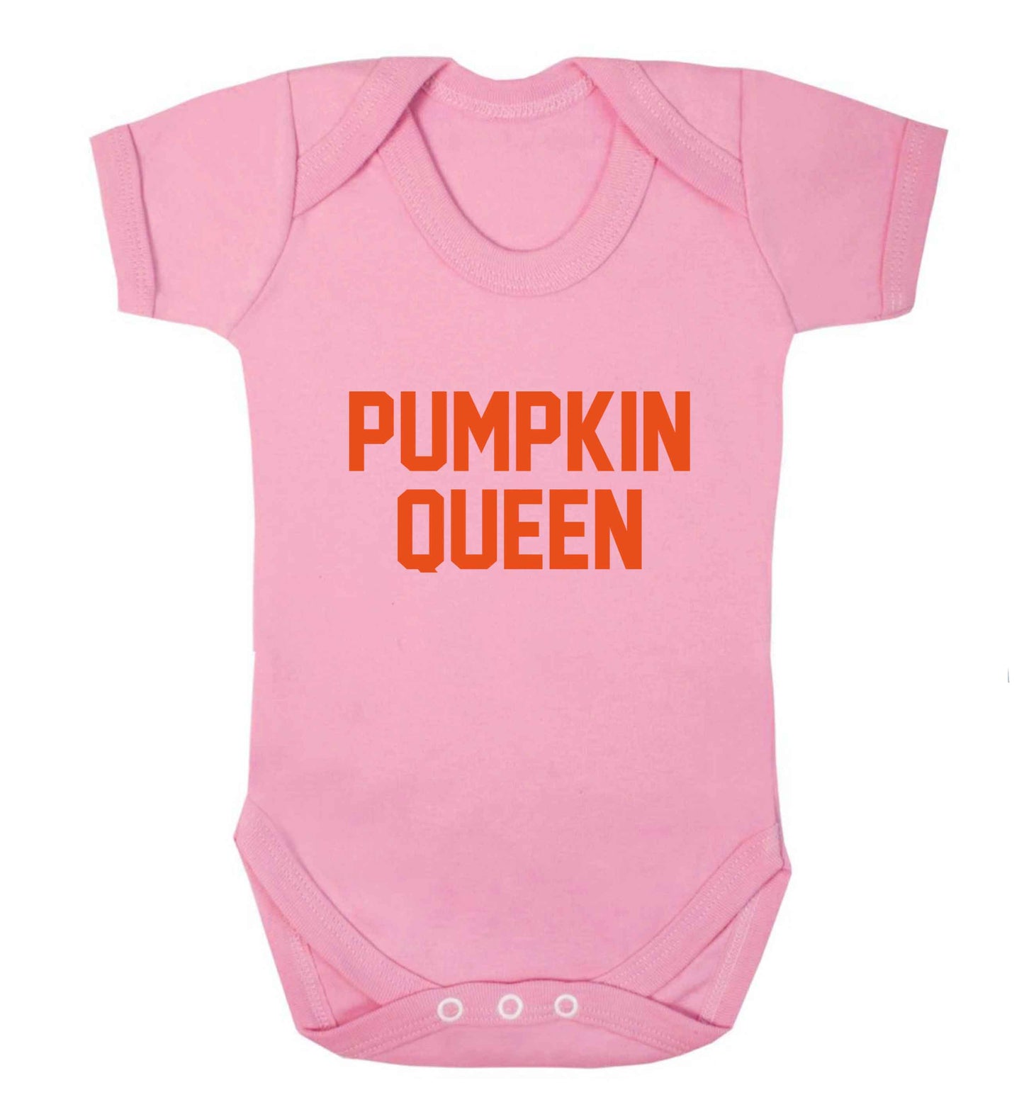 Pumpkin Queen baby vest pale pink 18-24 months