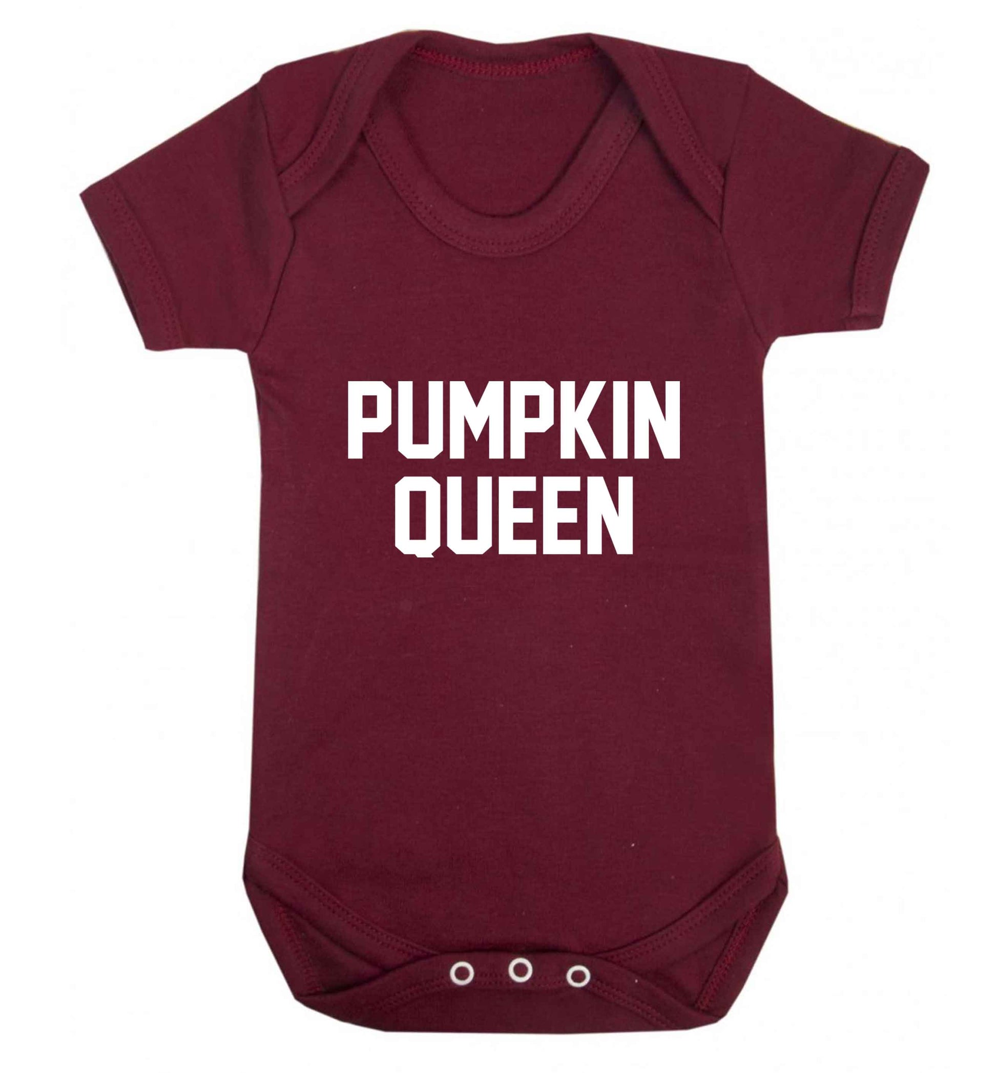 Pumpkin Queen baby vest maroon 18-24 months