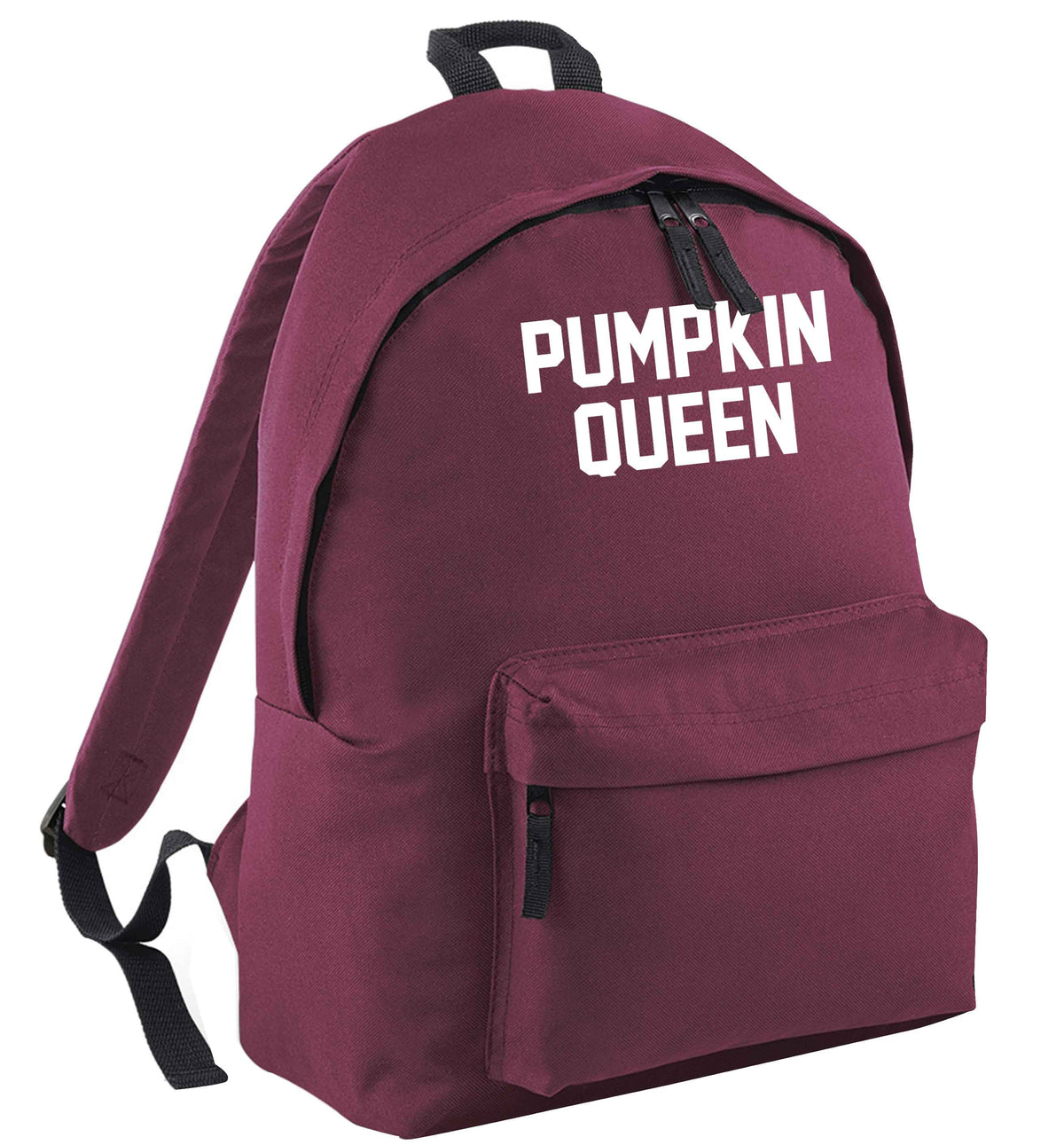 Pumpkin Queen maroon adults backpack