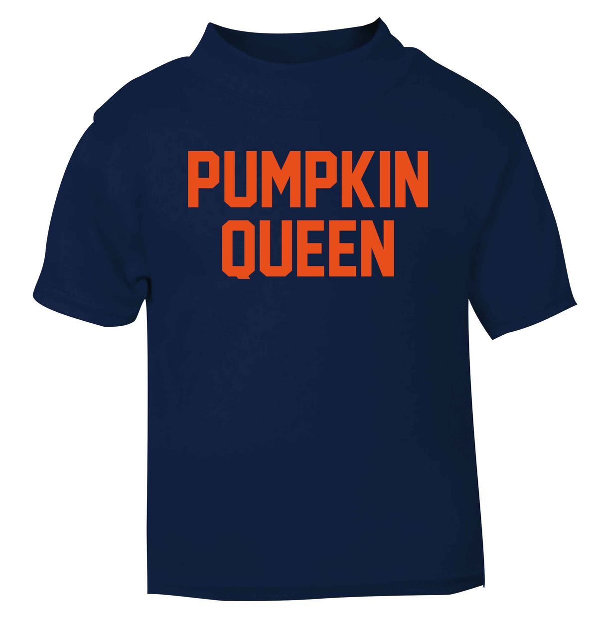Pumpkin Queen navy baby toddler Tshirt 2 Years
