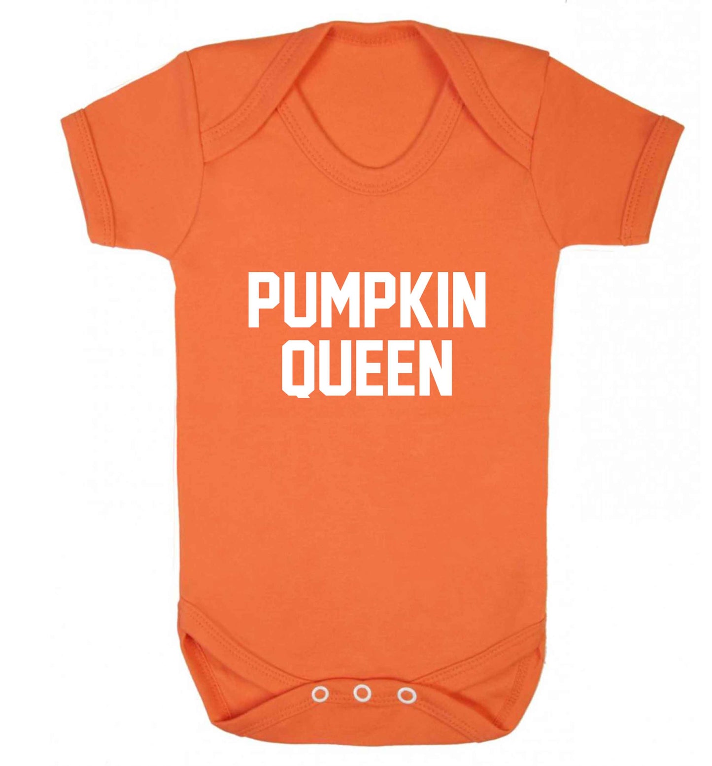 Pumpkin Queen baby vest orange 18-24 months