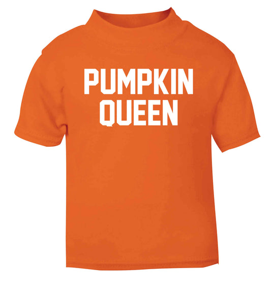 Pumpkin Queen orange baby toddler Tshirt 2 Years