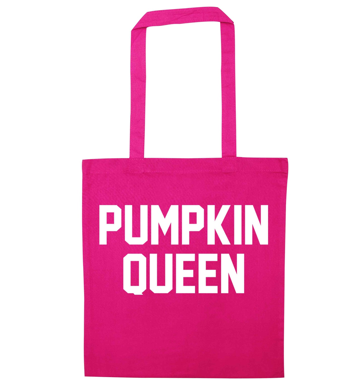 Pumpkin Queen pink tote bag