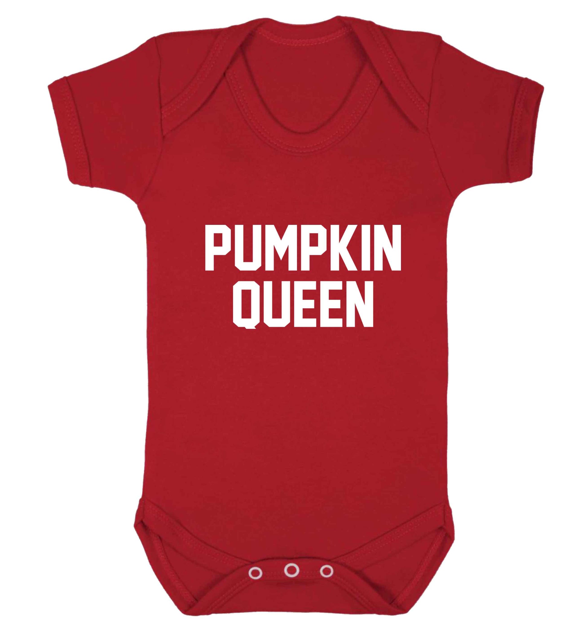 Pumpkin Queen baby vest red 18-24 months