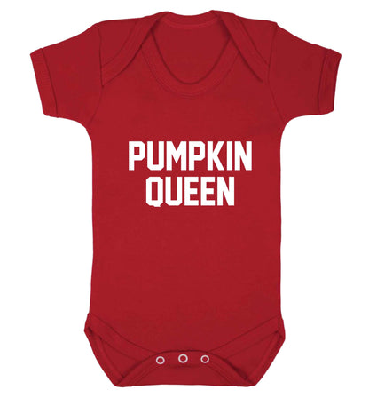 Pumpkin Queen baby vest red 18-24 months