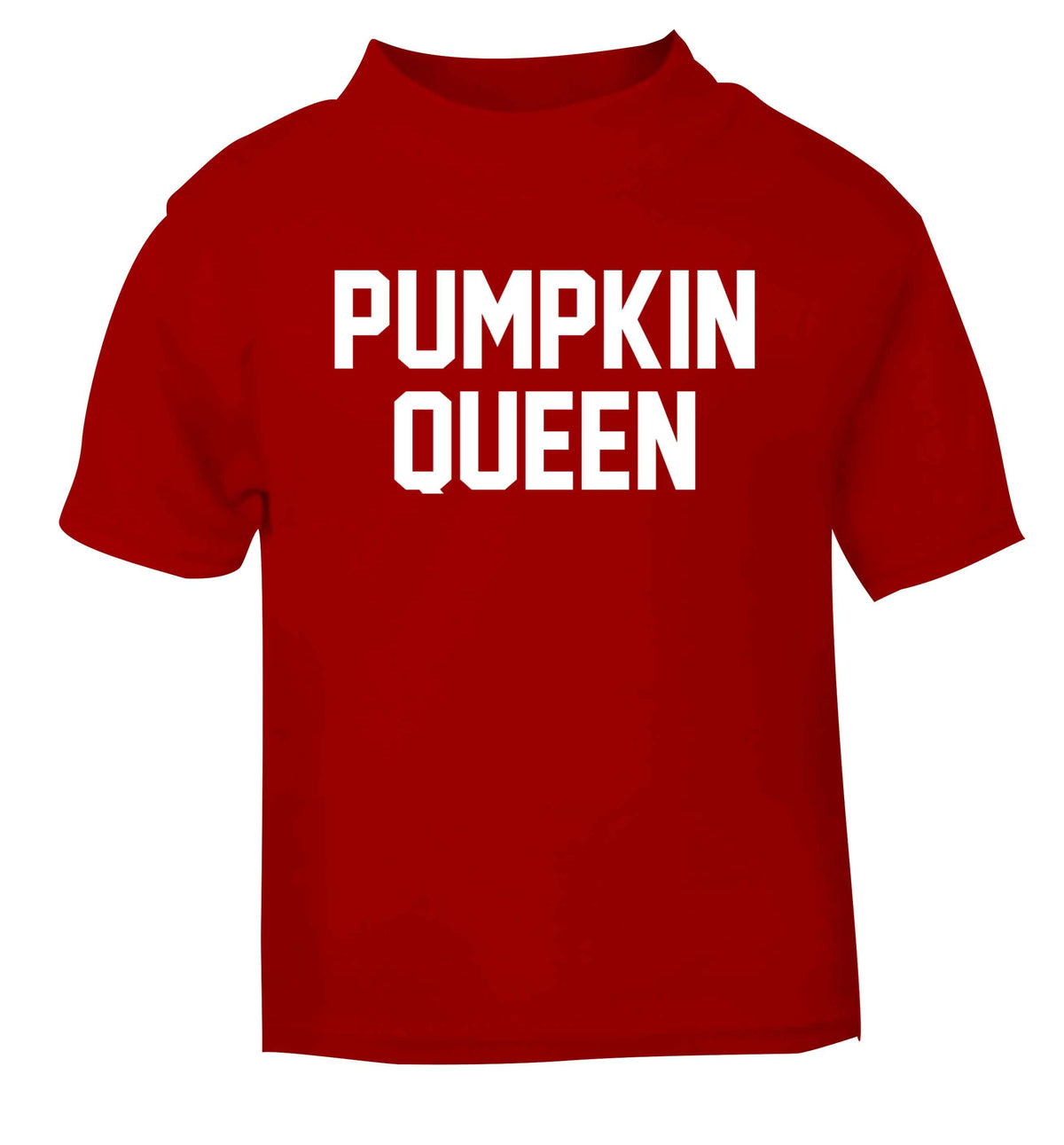 Pumpkin Queen red baby toddler Tshirt 2 Years