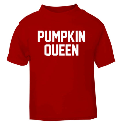 Pumpkin Queen red baby toddler Tshirt 2 Years