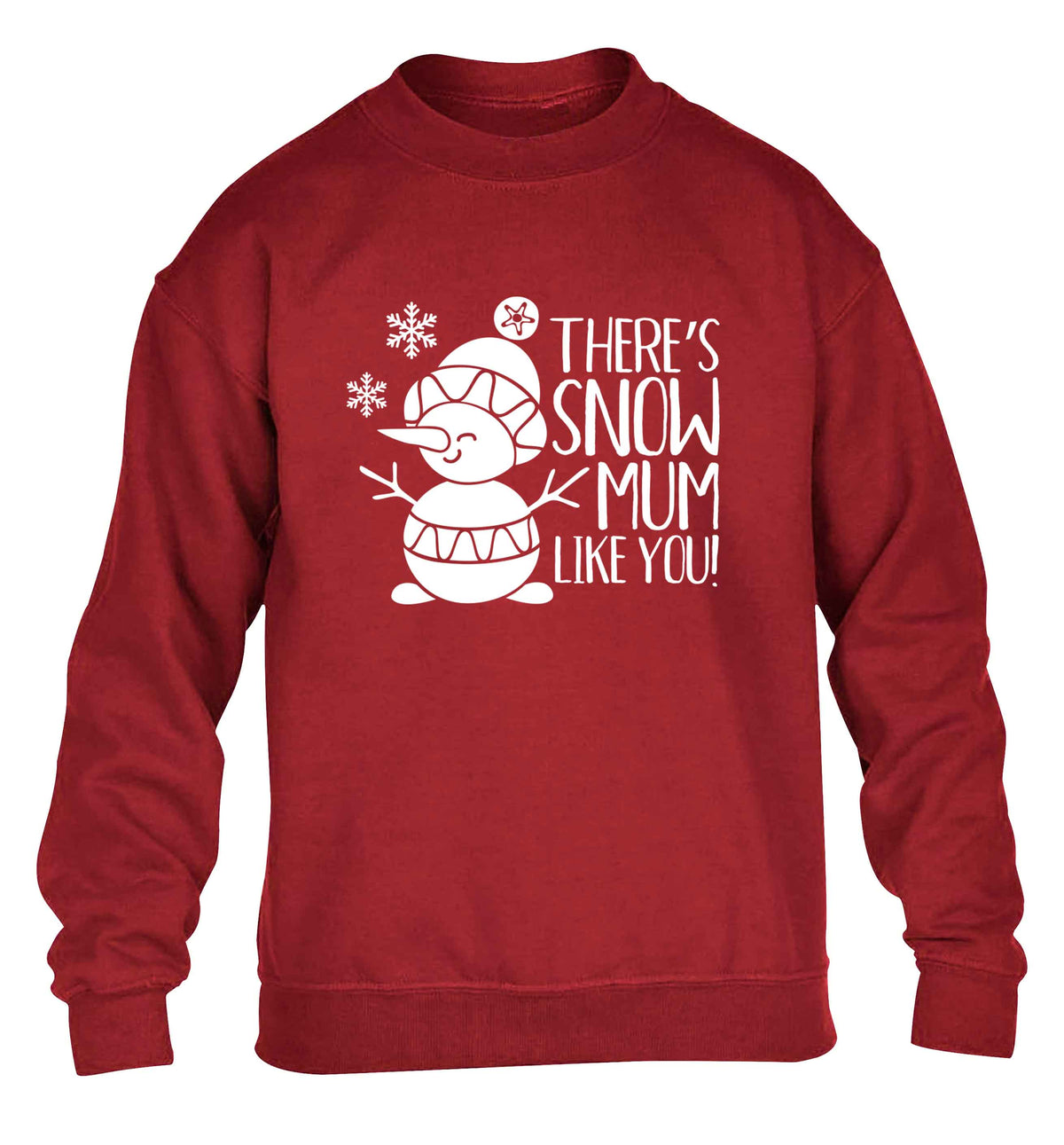 There's snow mum like you children's grey sweater 12-13 Years