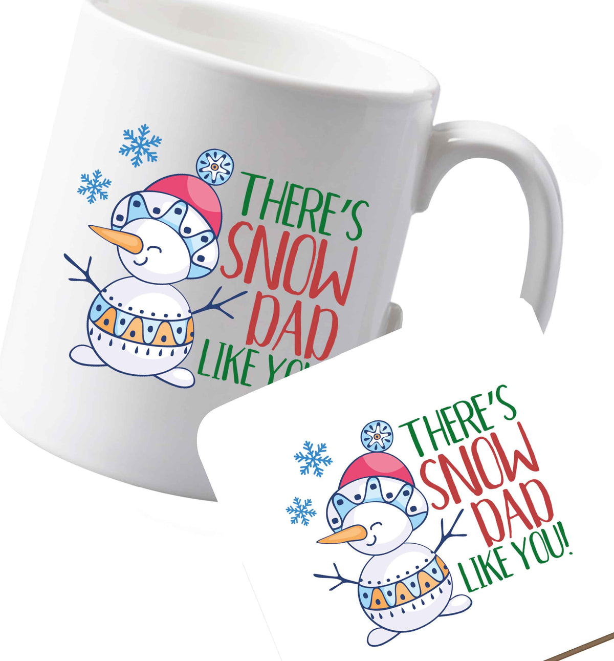 10 oz Ceramic mug and coaster Favourite Type Pan Pancake both sides