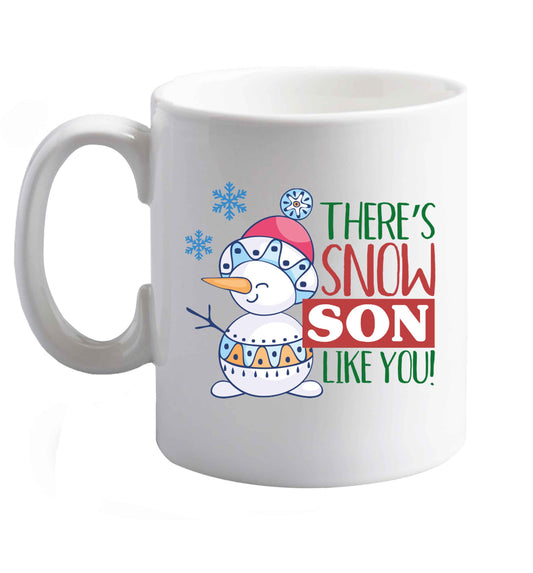 10 oz Favourite Type Pan Pancake ceramic mug right handed