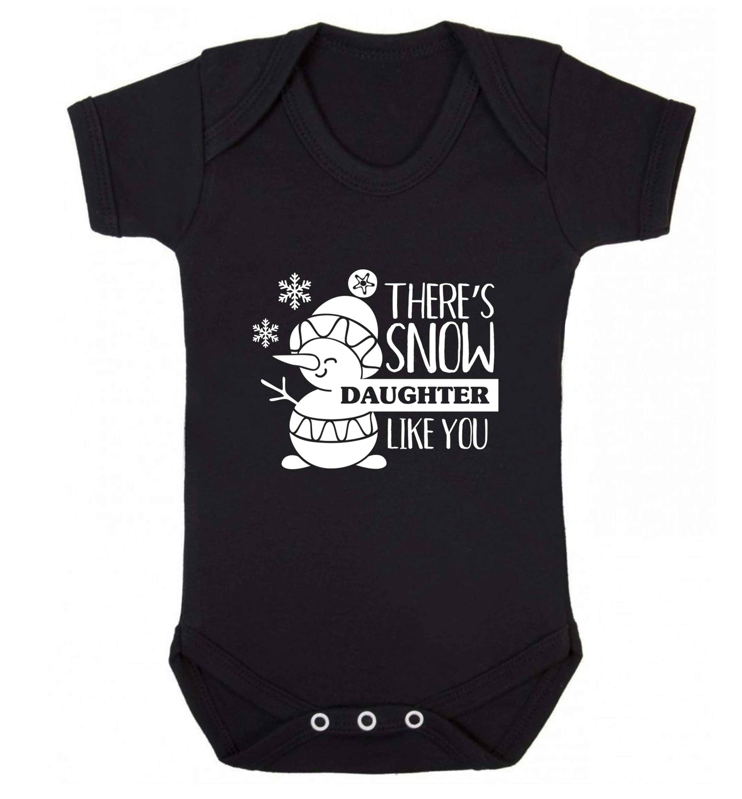 There's snow daughter like you baby vest black 18-24 months