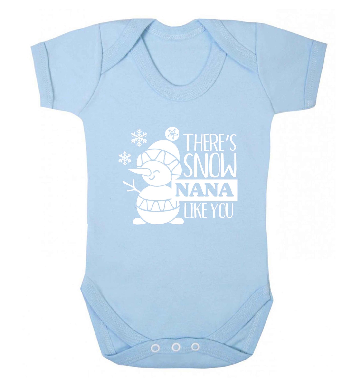 There's snow nana like you baby vest pale blue 18-24 months