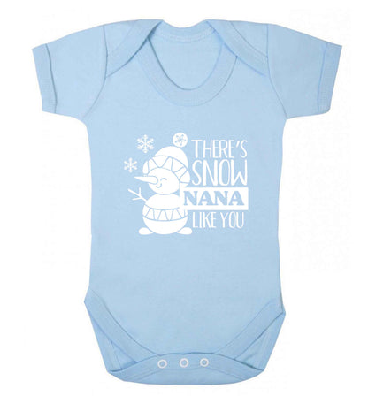 There's snow nana like you baby vest pale blue 18-24 months