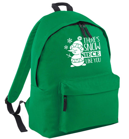 There's snow niece like you green adults backpack