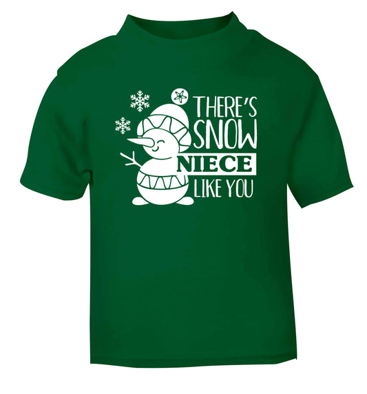 There's snow niece like you green baby toddler Tshirt 2 Years