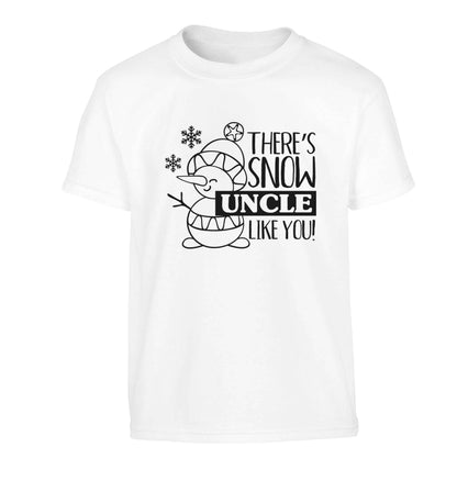 There's snow uncle like you Children's white Tshirt 12-13 Years
