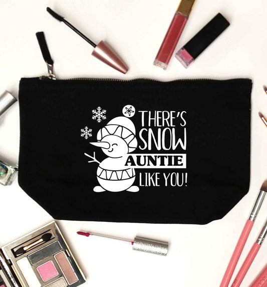 There's snow auntie like you black makeup bag