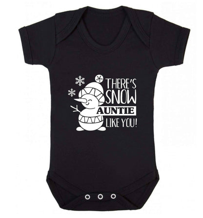There's snow auntie like you baby vest black 18-24 months