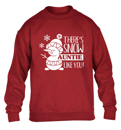 There's snow auntie like you children's grey sweater 12-13 Years