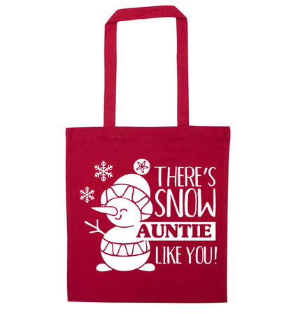 There's snow auntie like you red tote bag