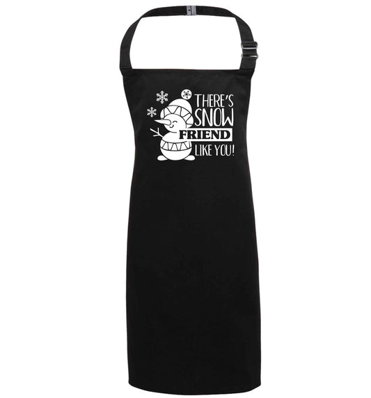 There's snow friend like you black apron 7-10 years