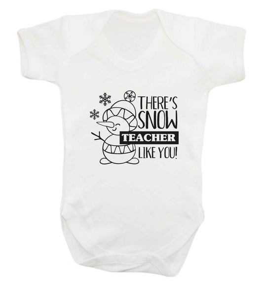 There's snow teacher like you baby vest white 18-24 months