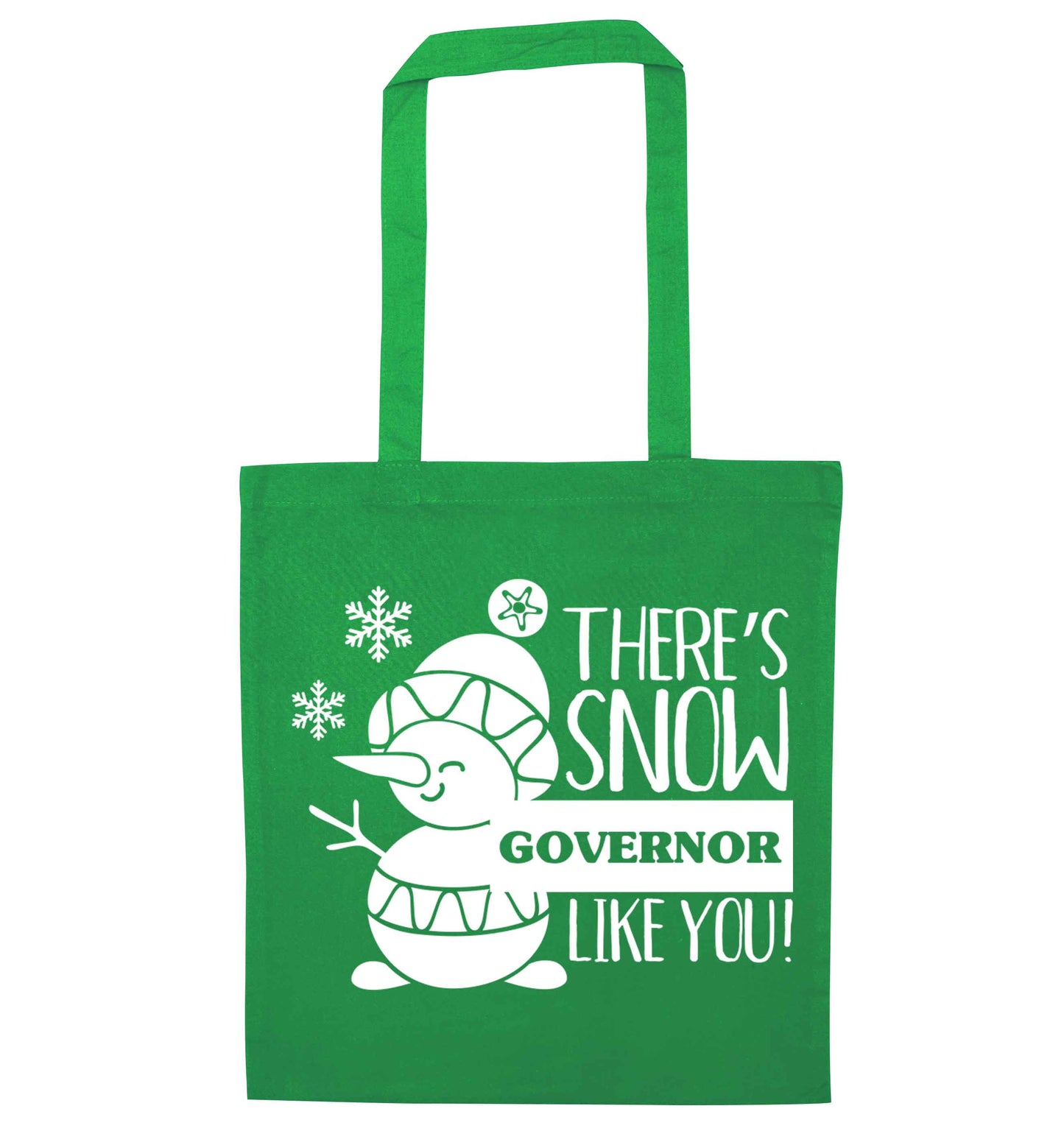 There's snow governor like you green tote bag