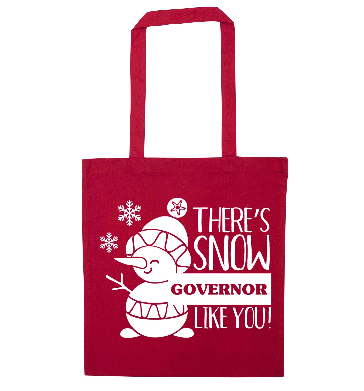 There's snow governor like you red tote bag